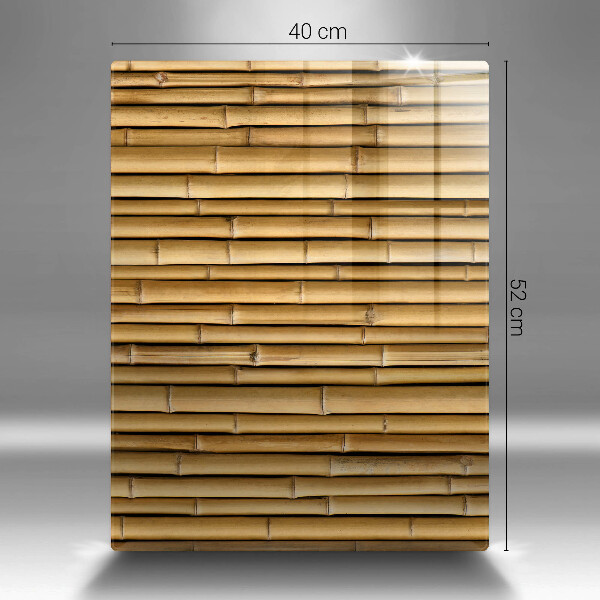 Proteção para placa de indução Bambu boho natural