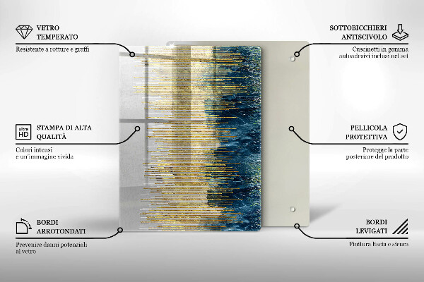 Proteção para placa de indução Abstração do designer