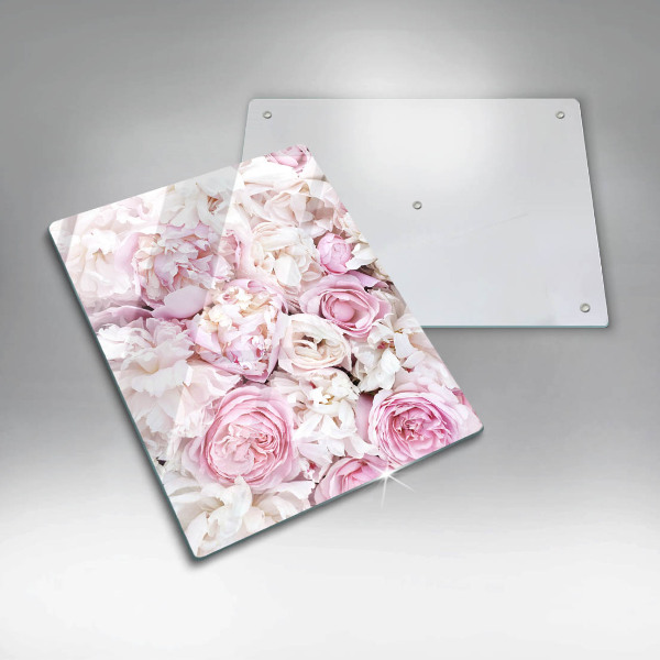 Protetor de placa de indução Buquê de peônias