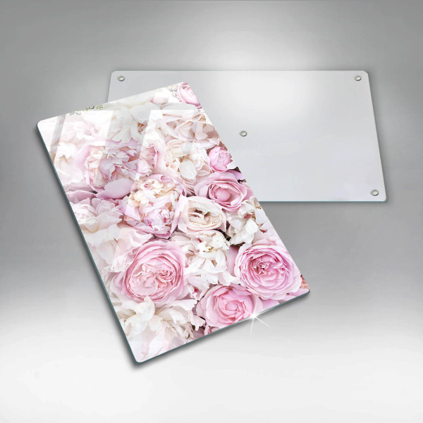 Protetor de placa de indução Buquê de peônias