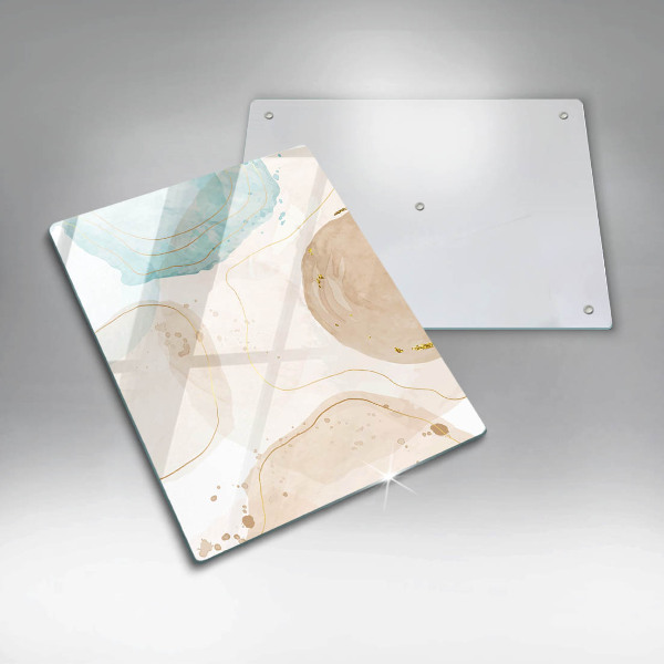 Proteção para placa de indução Bokeh boho e dourado