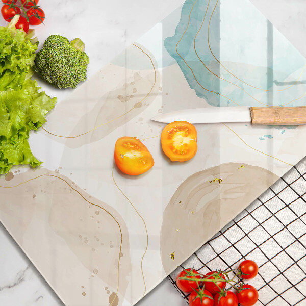 Proteção para placa de indução Bokeh boho e dourado