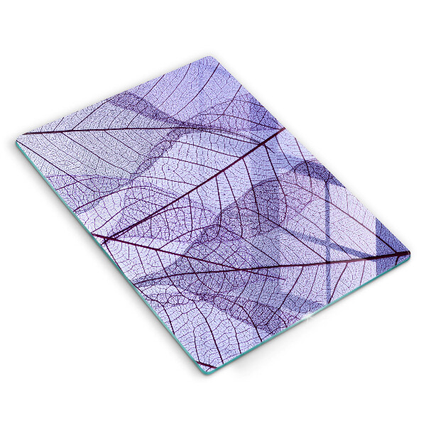 Proteção para placa de indução Folhas com nervuras