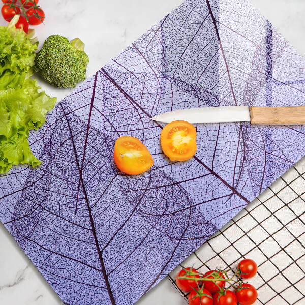 Proteção para placa de indução Folhas com nervuras