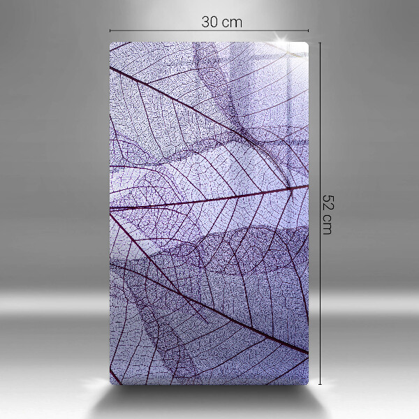 Proteção para placa de indução Folhas com nervuras