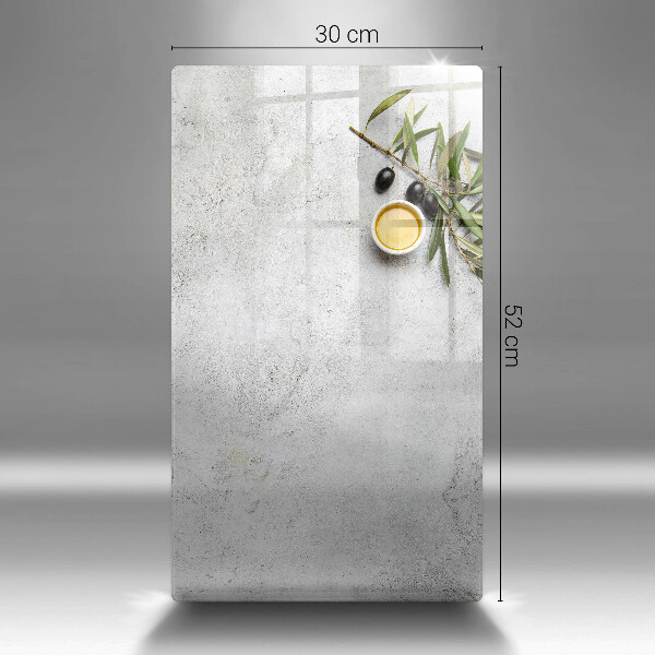 Protetor de bancada Azeitonas em concreto