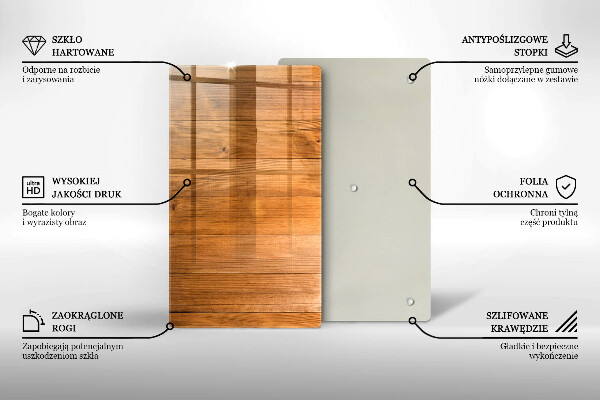 Proteção para placa de indução Tábuas de madeira