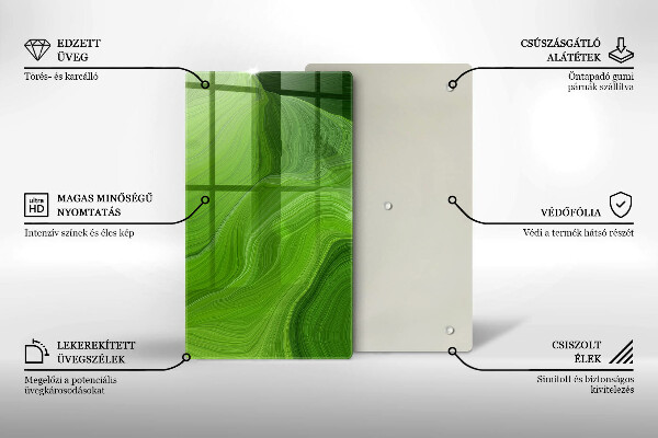 Protetor de bancada Textura abstrata