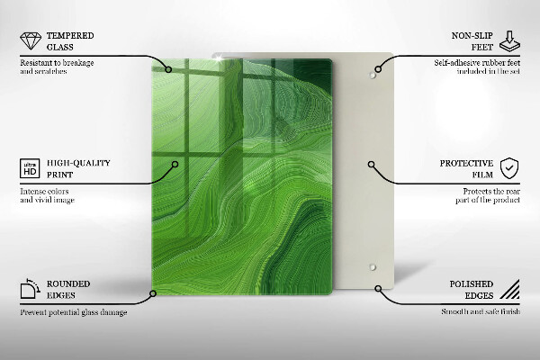 Protetor de bancada Textura abstrata