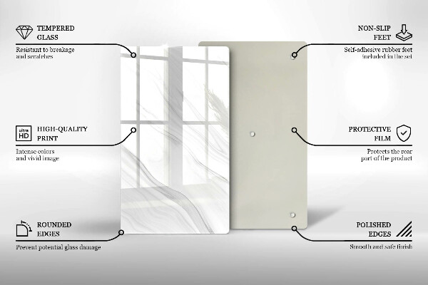 Protetor de placa de indução Mármore delicado