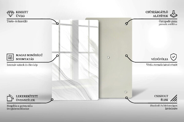 Protetor de placa de indução Mármore delicado