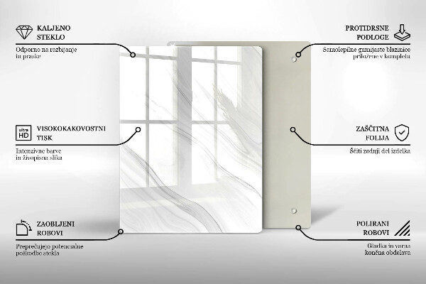 Protetor de placa de indução Mármore delicado