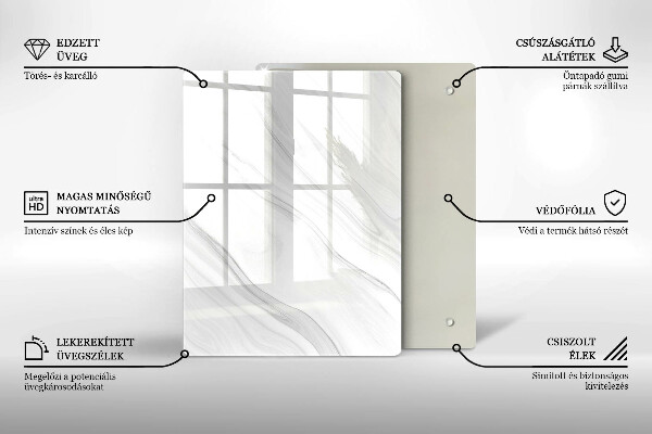 Protetor de placa de indução Mármore delicado