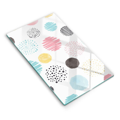 Proteção para placa de indução Formas pintadas