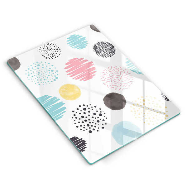 Proteção para placa de indução Formas pintadas