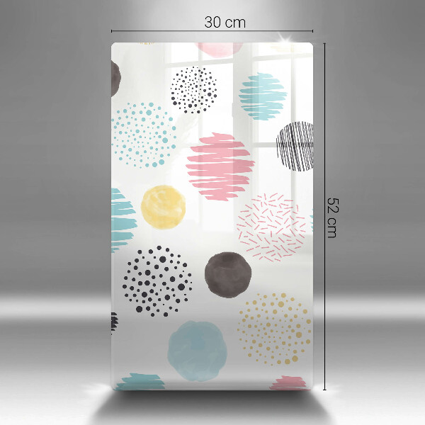 Proteção para placa de indução Formas pintadas