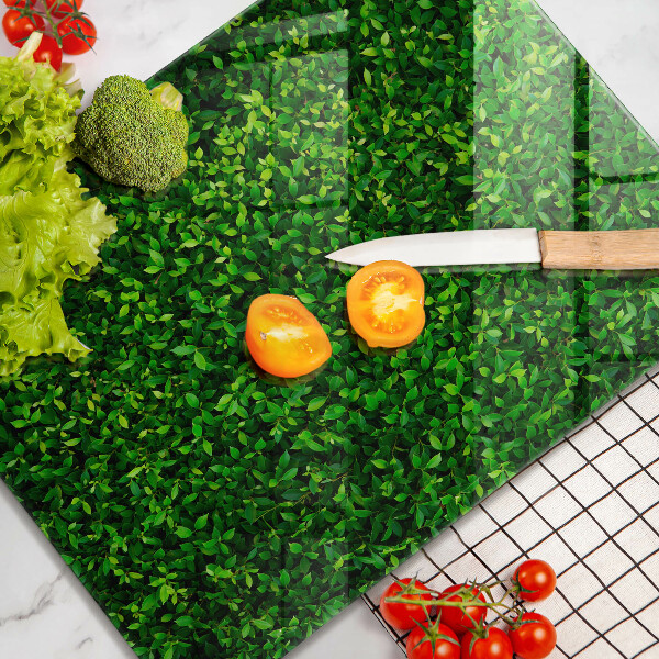 Protetor de placa de indução Planta com folhas pequenas