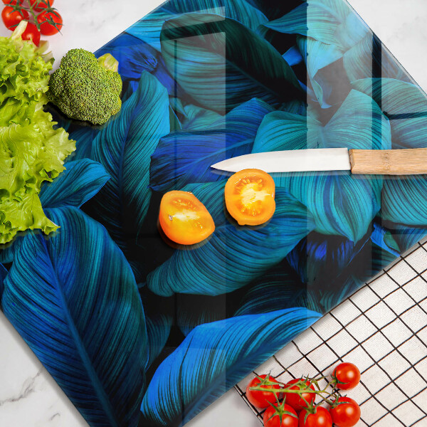 Proteção para placa de indução Folhas de vegetação da selva