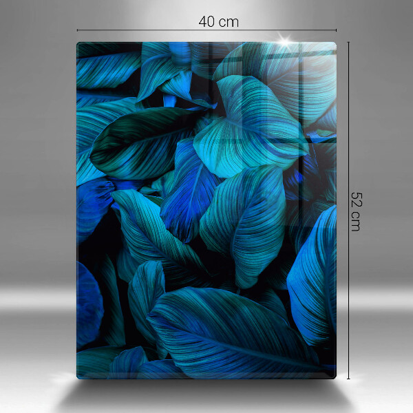 Proteção para placa de indução Folhas de vegetação da selva