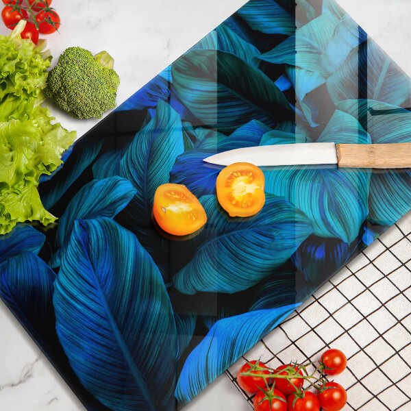 Proteção para placa de indução Folhas de vegetação da selva