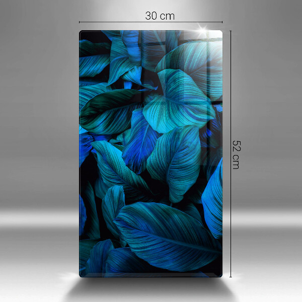 Proteção para placa de indução Folhas de vegetação da selva