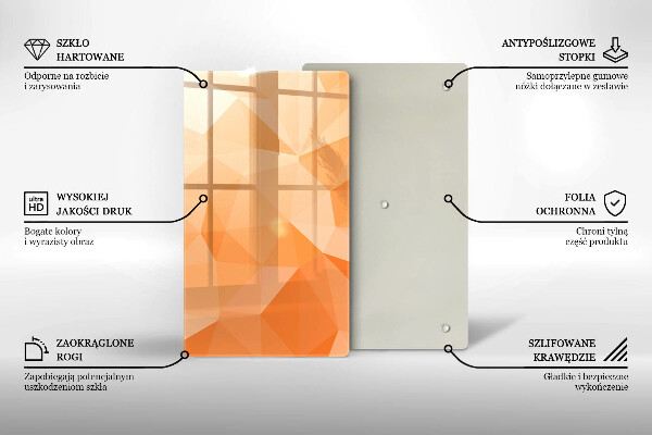 Protetor de placa de indução Fundo geométrico