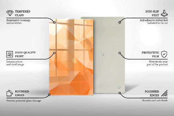 Protetor de placa de indução Fundo geométrico