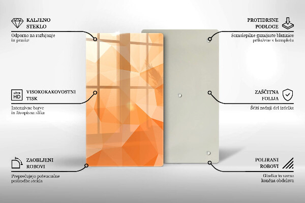 Protetor de placa de indução Fundo geométrico