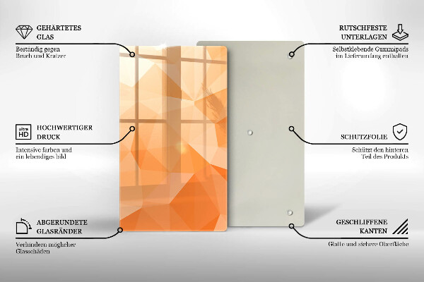 Protetor de placa de indução Fundo geométrico