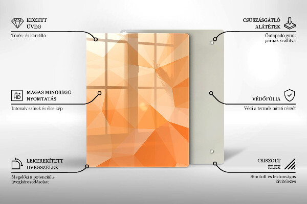 Protetor de placa de indução Fundo geométrico
