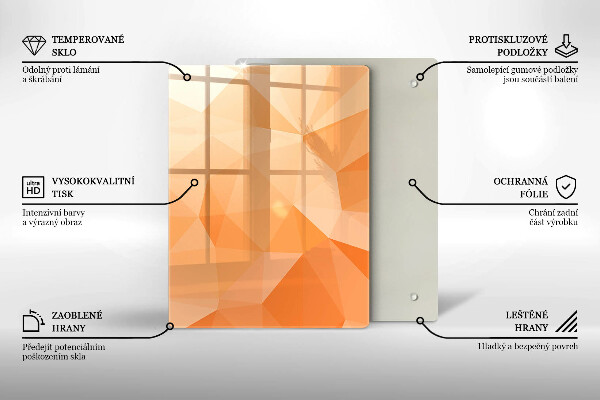 Protetor de placa de indução Fundo geométrico