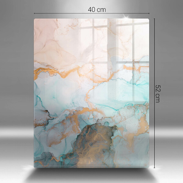 Proteção para placa de indução Mármore abstrato