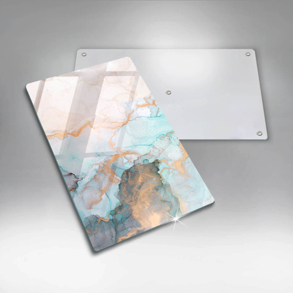 Proteção para placa de indução Mármore abstrato