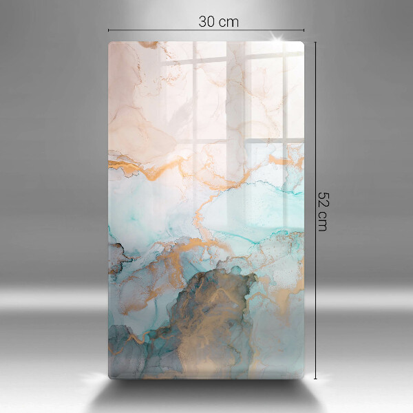 Proteção para placa de indução Mármore abstrato