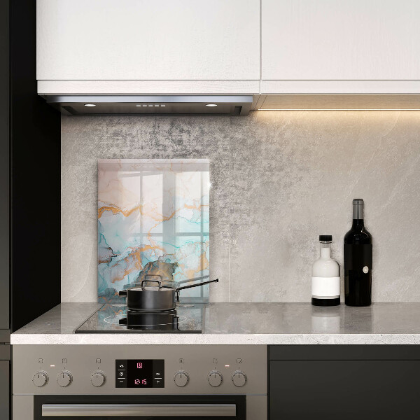 Proteção para placa de indução Mármore abstrato