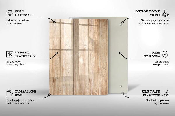 Proteção para placa de indução Tábuas de madeira