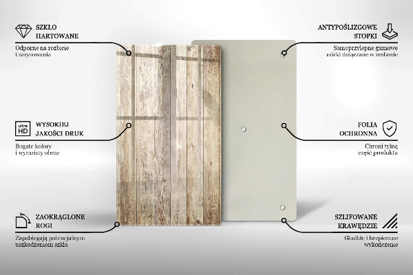 Protetor de placa de indução Tábuas de madeira
