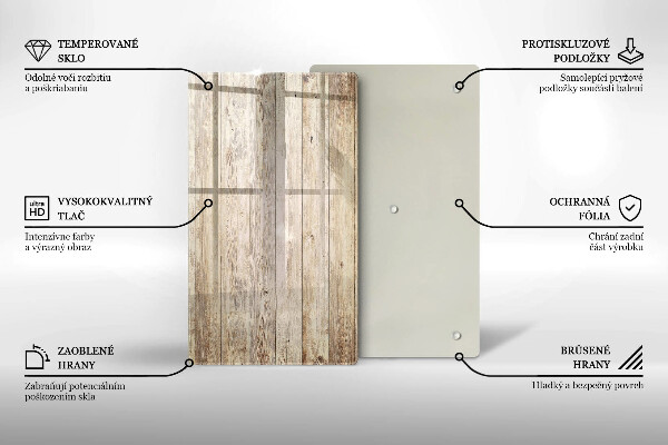 Protetor de placa de indução Tábuas de madeira