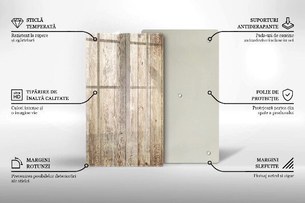 Protetor de placa de indução Tábuas de madeira