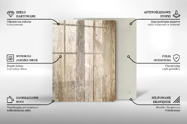 Protetor de placa de indução Tábuas de madeira