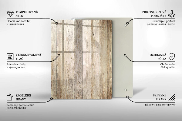 Protetor de placa de indução Tábuas de madeira