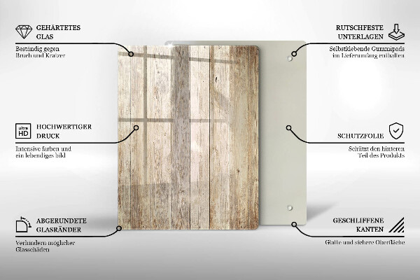 Protetor de placa de indução Tábuas de madeira