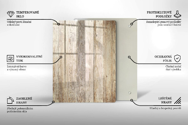 Protetor de placa de indução Tábuas de madeira