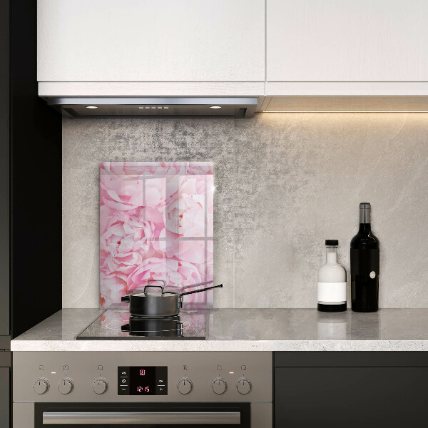 Proteção para placa de indução Peônias delicadas