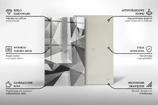 Protetor de bancada Abstração concreta nítida