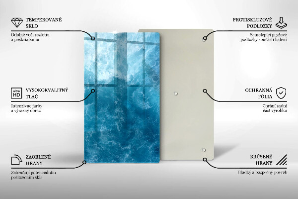 Protetor de placa de indução Água azul