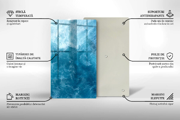 Protetor de placa de indução Água azul