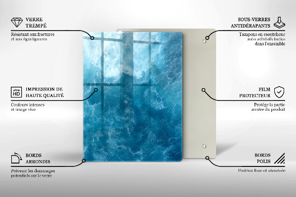 Protetor de placa de indução Água azul