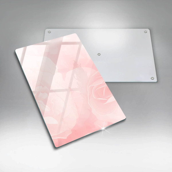 Protetor de bancada Fundo de rosas pastel