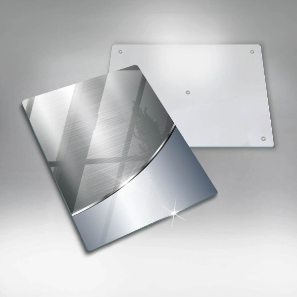 Proteção para placa de indução Padrão de abstração de metal